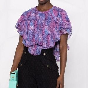 Isabel Marant Angele Ruffle Top